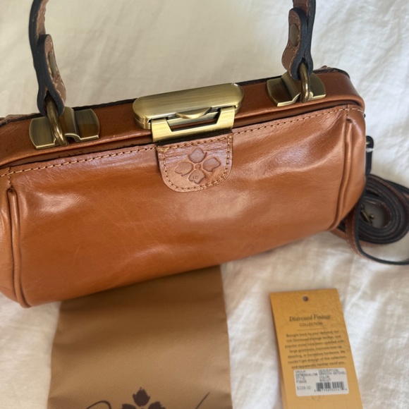 Patricia Nash Tan Leather Satchel - Picture 4 of 7